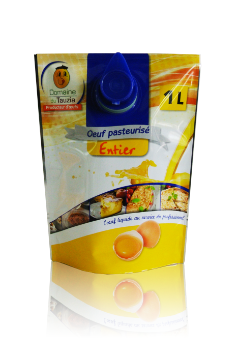 Smurfit Kappa develops the Pouch-Up for liquid eggs with Domaine du Tauzia
